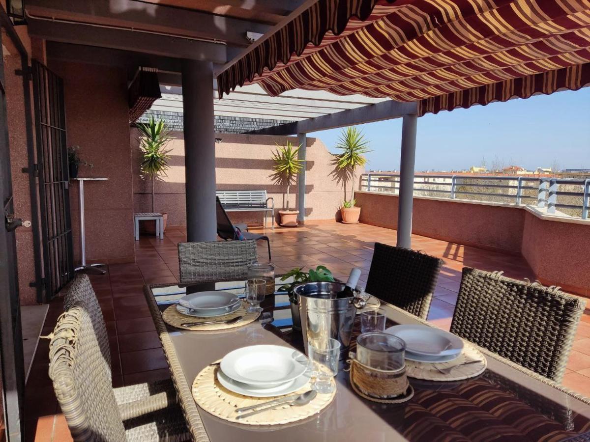 Atico Terraza 65M. Playa, Piscina, A/C, Wifi Apartment Sanlucar de Barrameda Luaran gambar