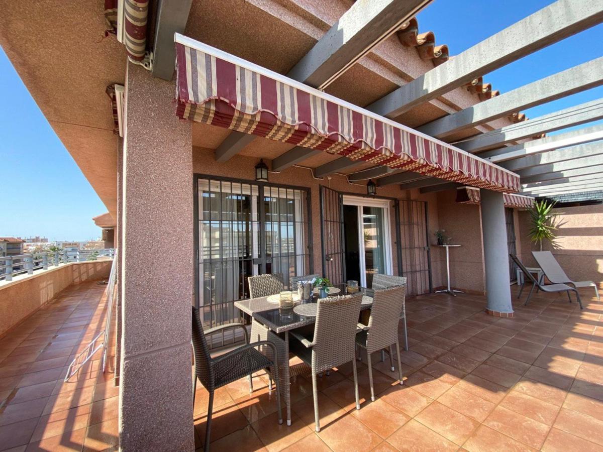 Atico Terraza 65M. Playa, Piscina, A/C, Wifi Apartment Sanlucar de Barrameda Luaran gambar