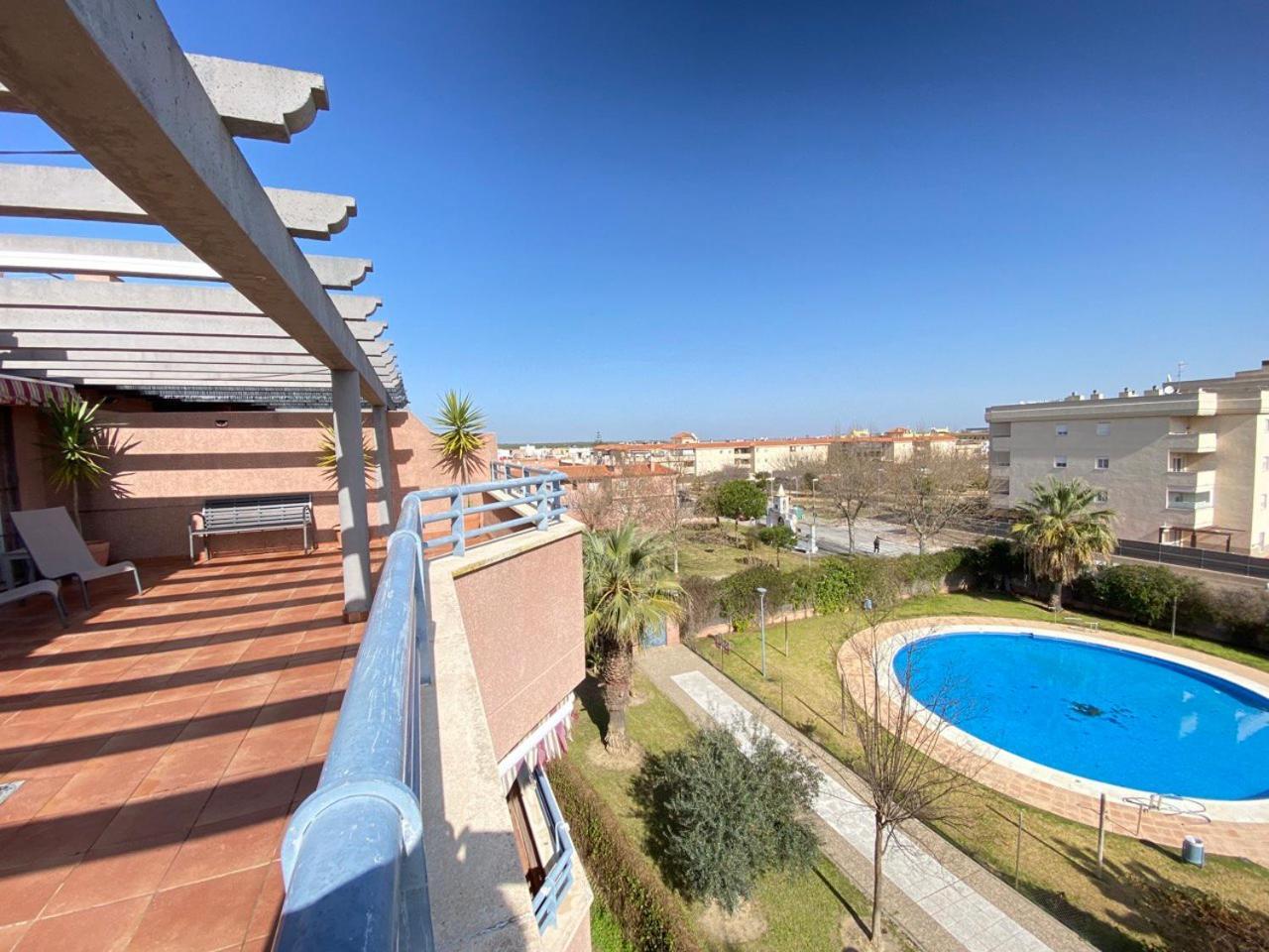 Atico Terraza 65M. Playa, Piscina, A/C, Wifi Apartment Sanlucar de Barrameda Luaran gambar