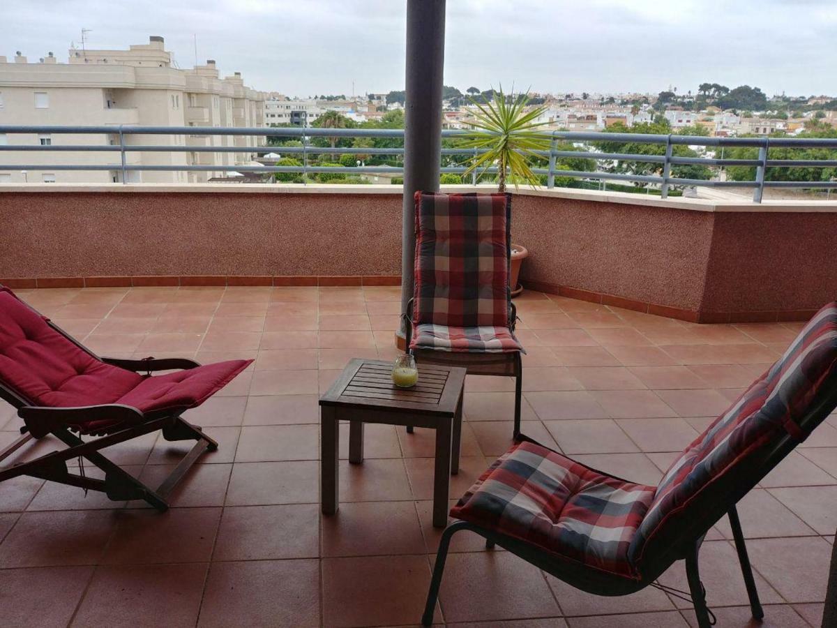 Atico Terraza 65M. Playa, Piscina, A/C, Wifi Apartment Sanlucar de Barrameda Luaran gambar